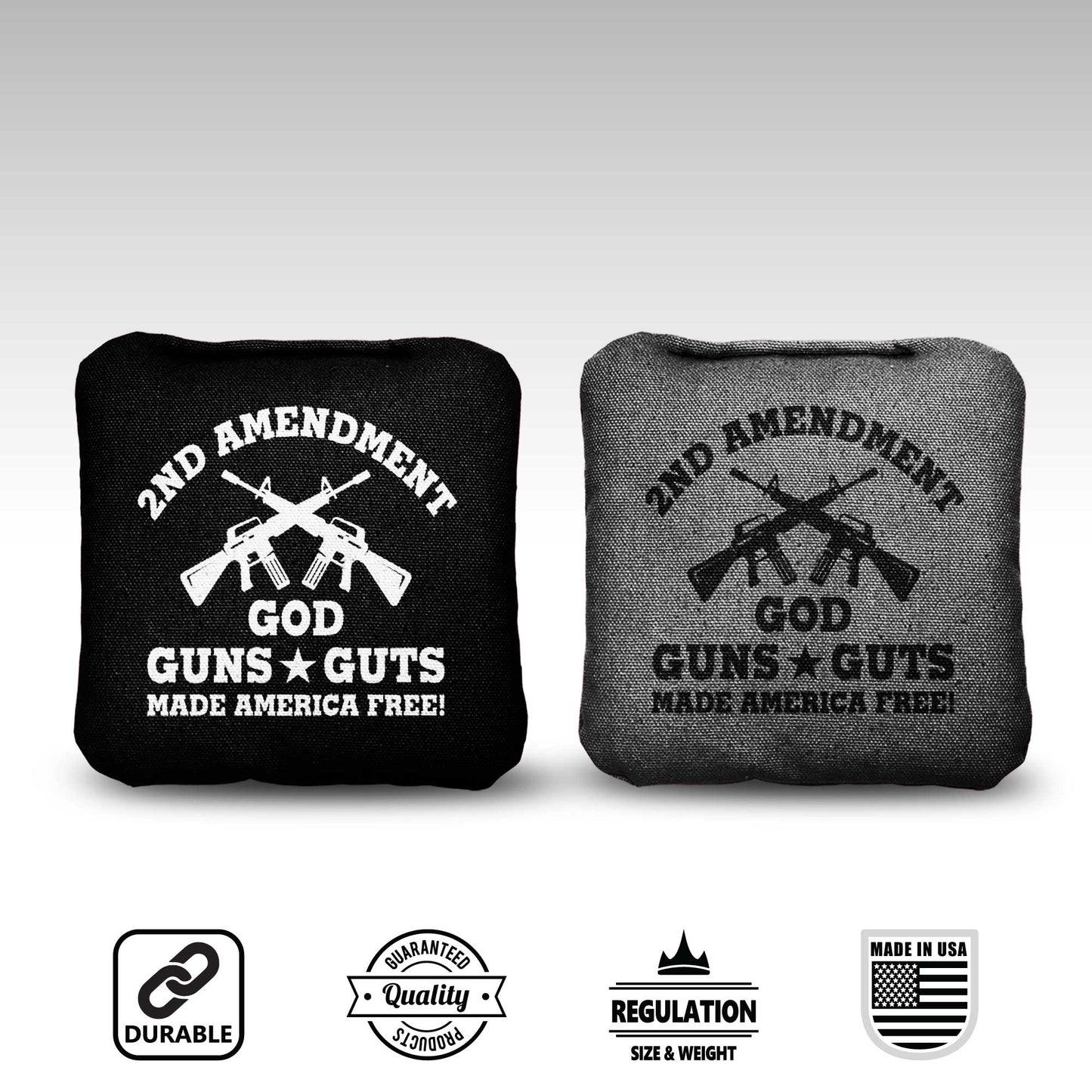 The 2nd Amendments - 8 Cornhole Bags