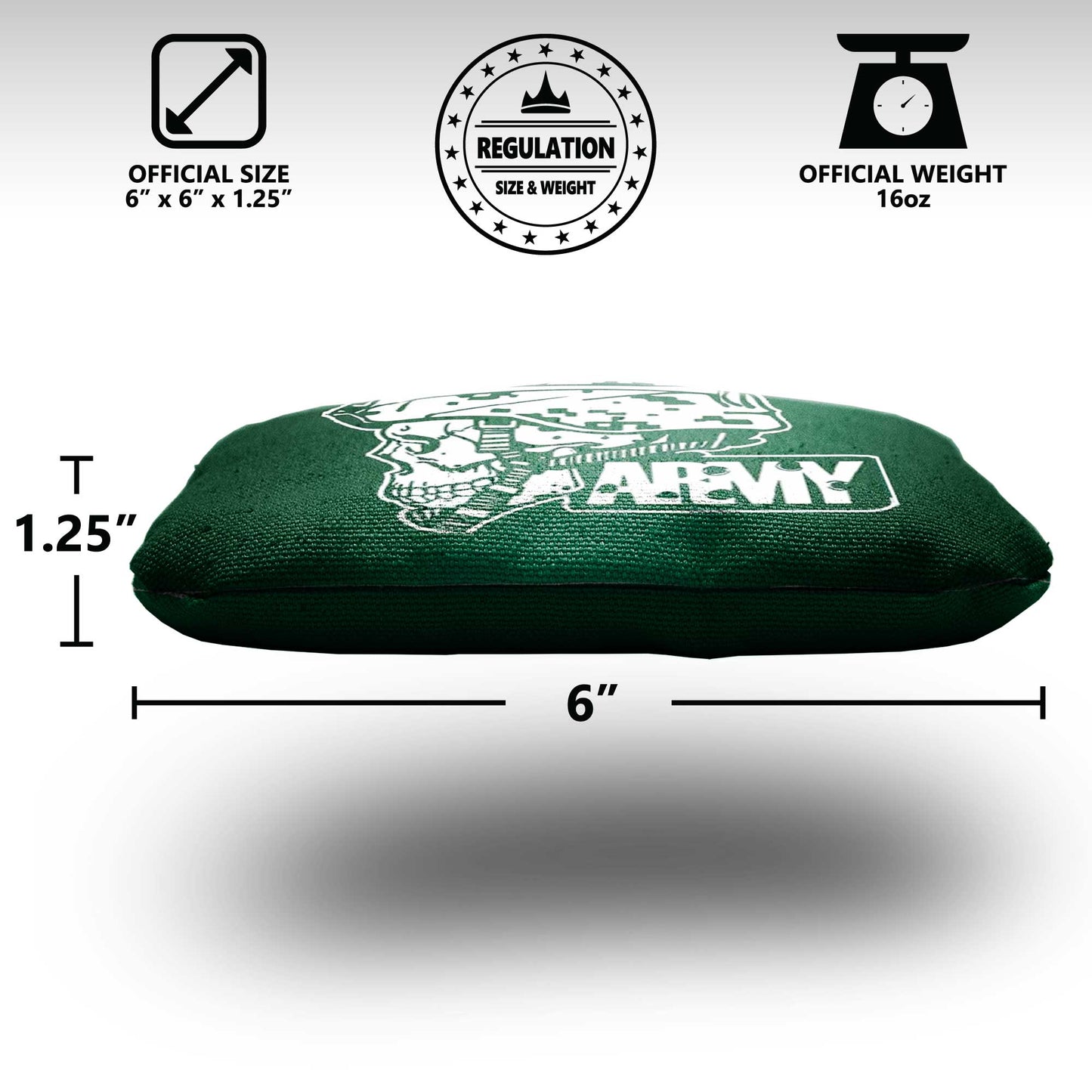 The Army Skulls - 8 Cornhole Bags