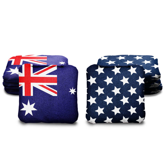 The Aussies and Mericas - 8 Cornhole Bags