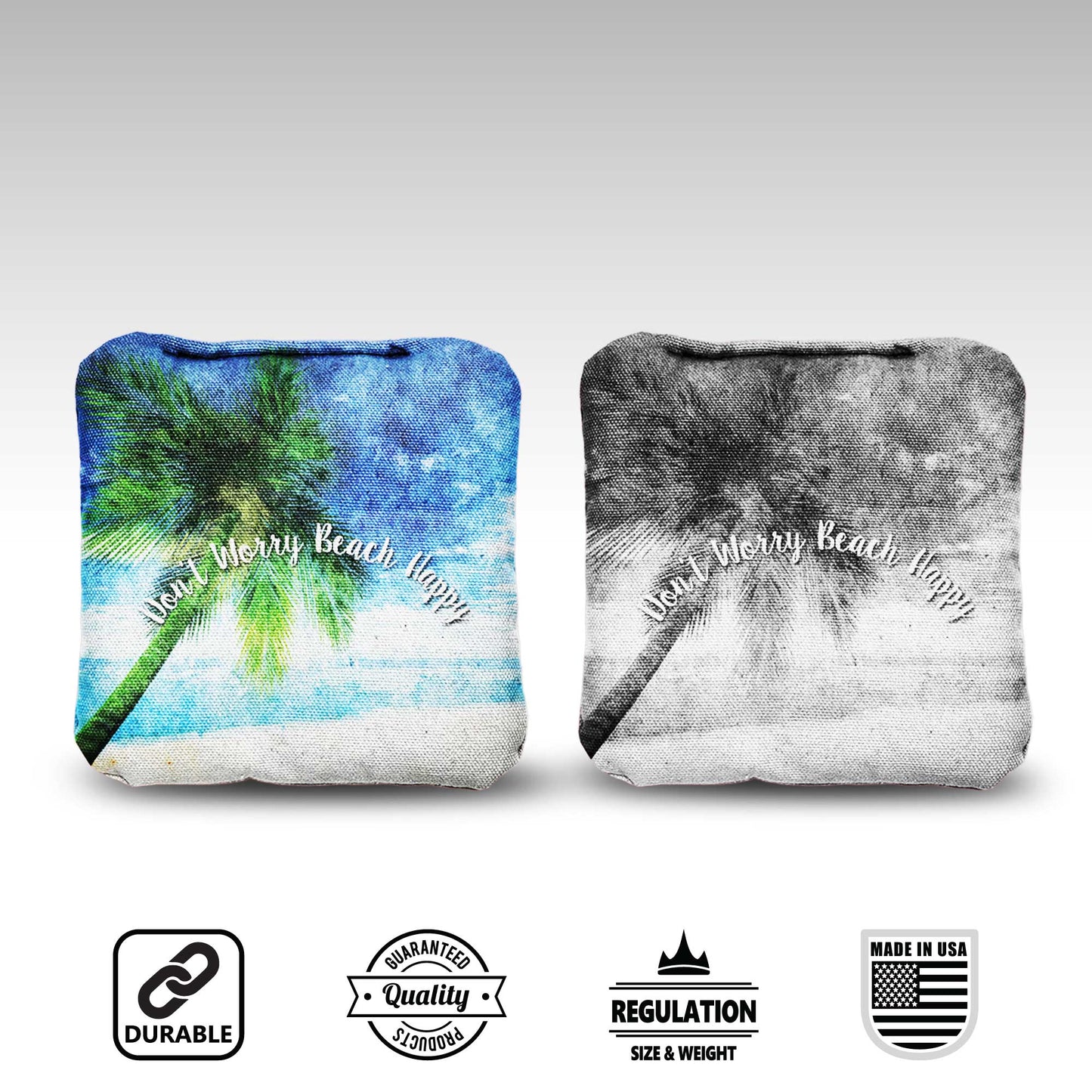 The Beach Happys - 8 Cornhole Bags