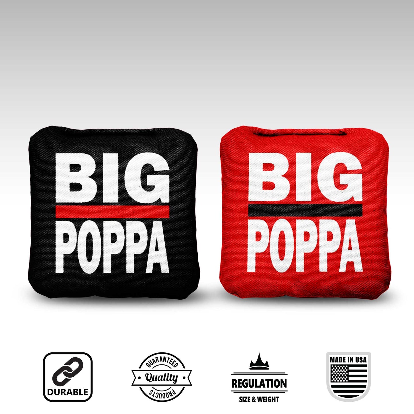 The Big Poppas - 8 Cornhole Bags