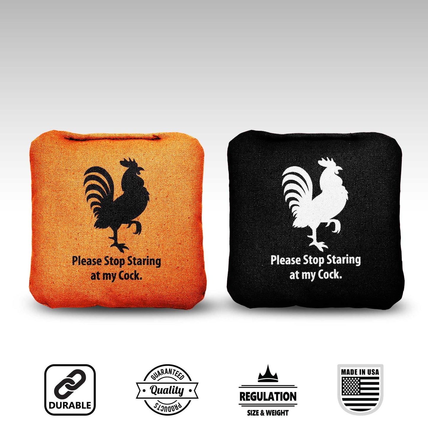 The Big Roosters - 8 Cornhole Bags