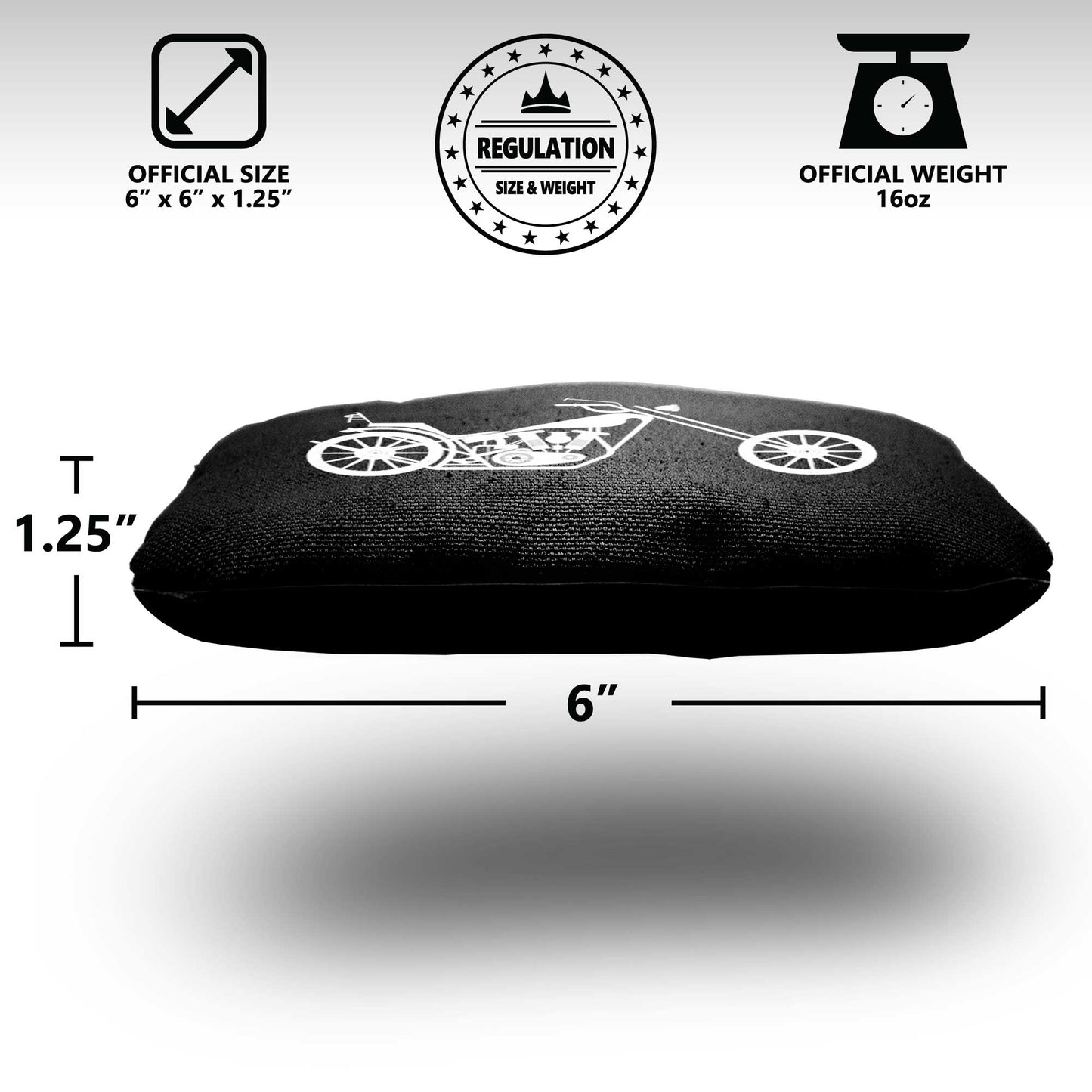 The Bikers - 8 Cornhole Bags