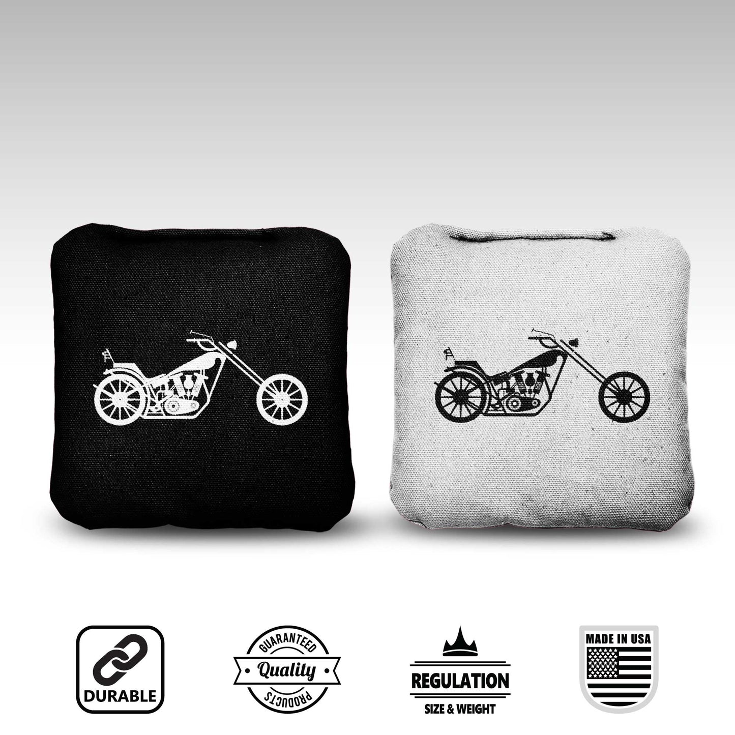 The Bikers - 8 Cornhole Bags