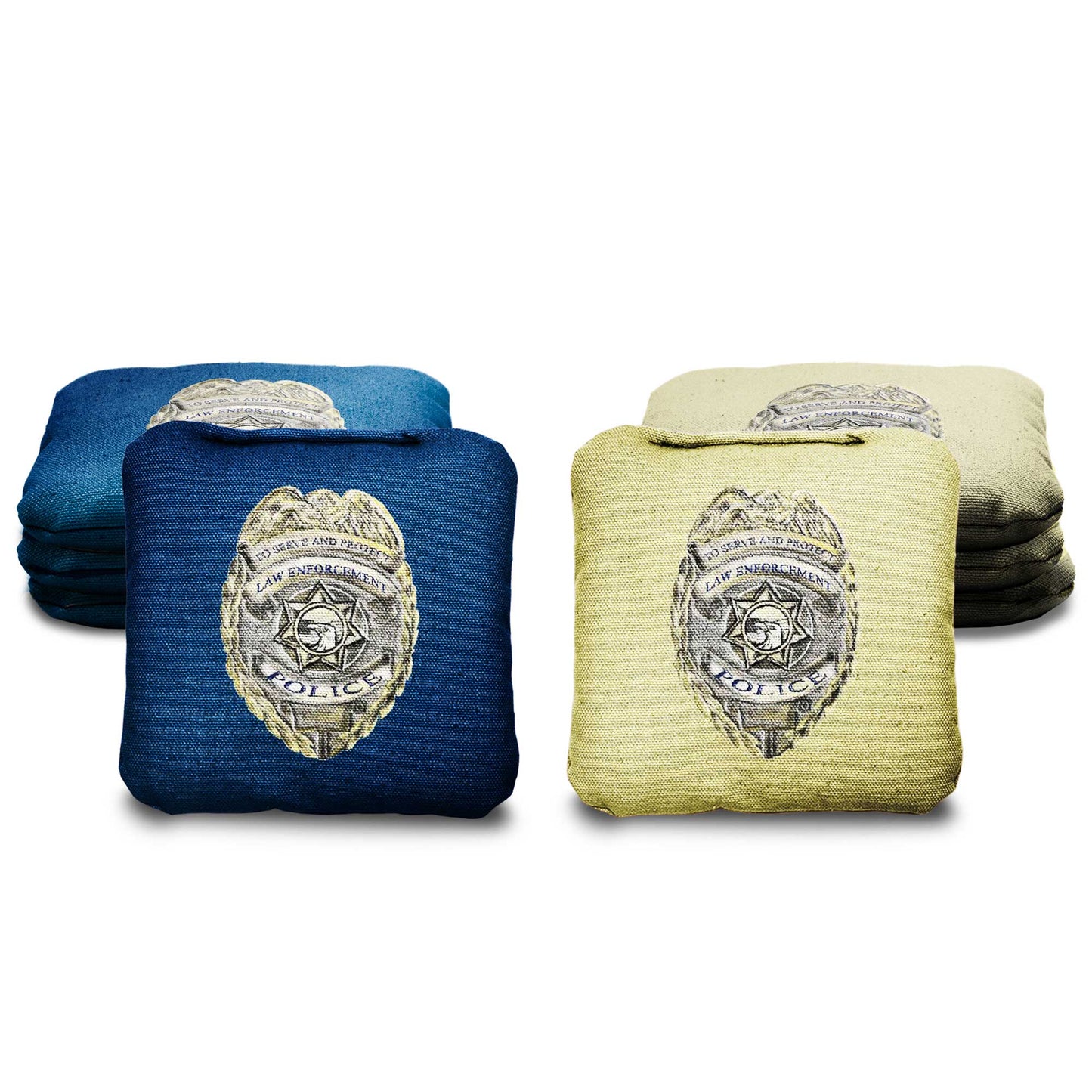 The Boys in Blue - 8 Cornhole Bags