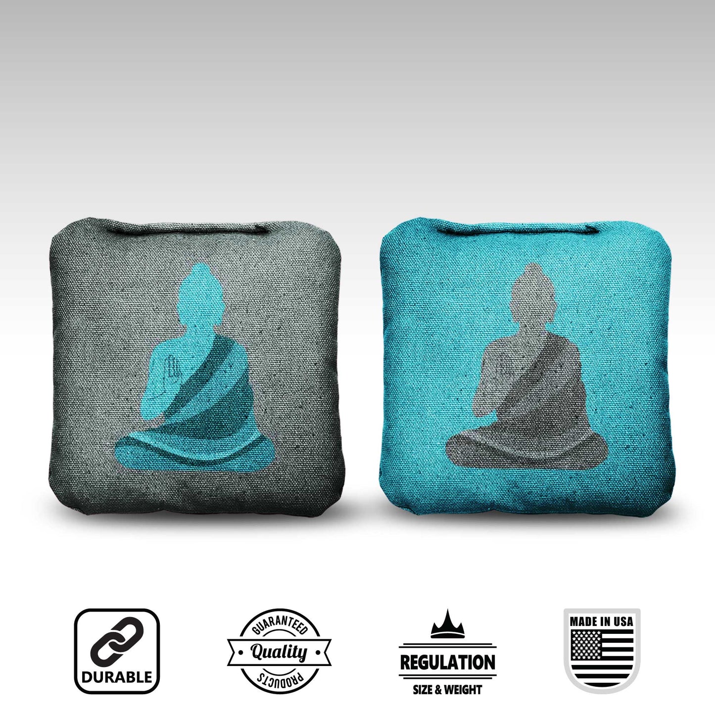 The Buddhas - 8 Cornhole Bags