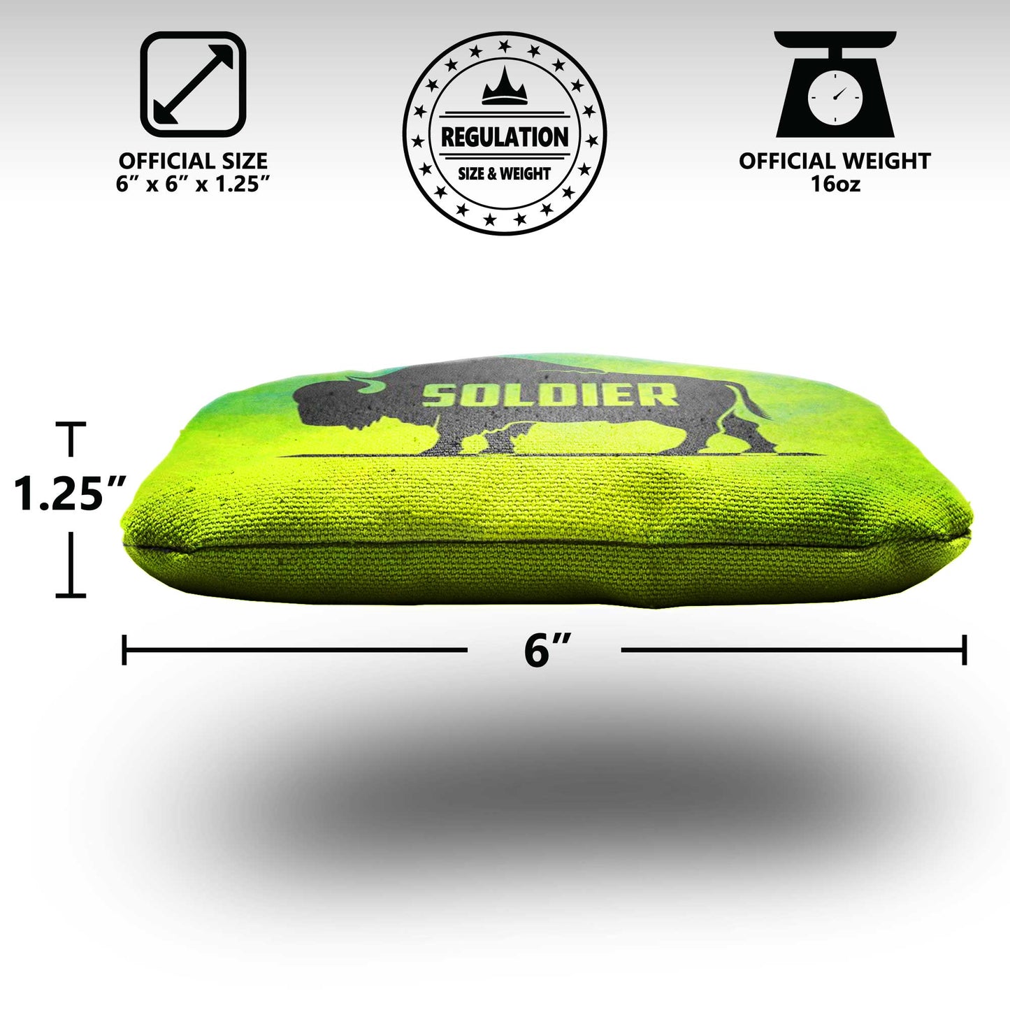 The Buffalo Soldiers - 8 Cornhole Bags