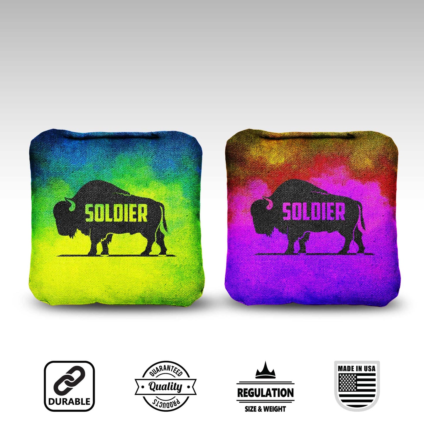 The Buffalo Soldiers - 8 Cornhole Bags