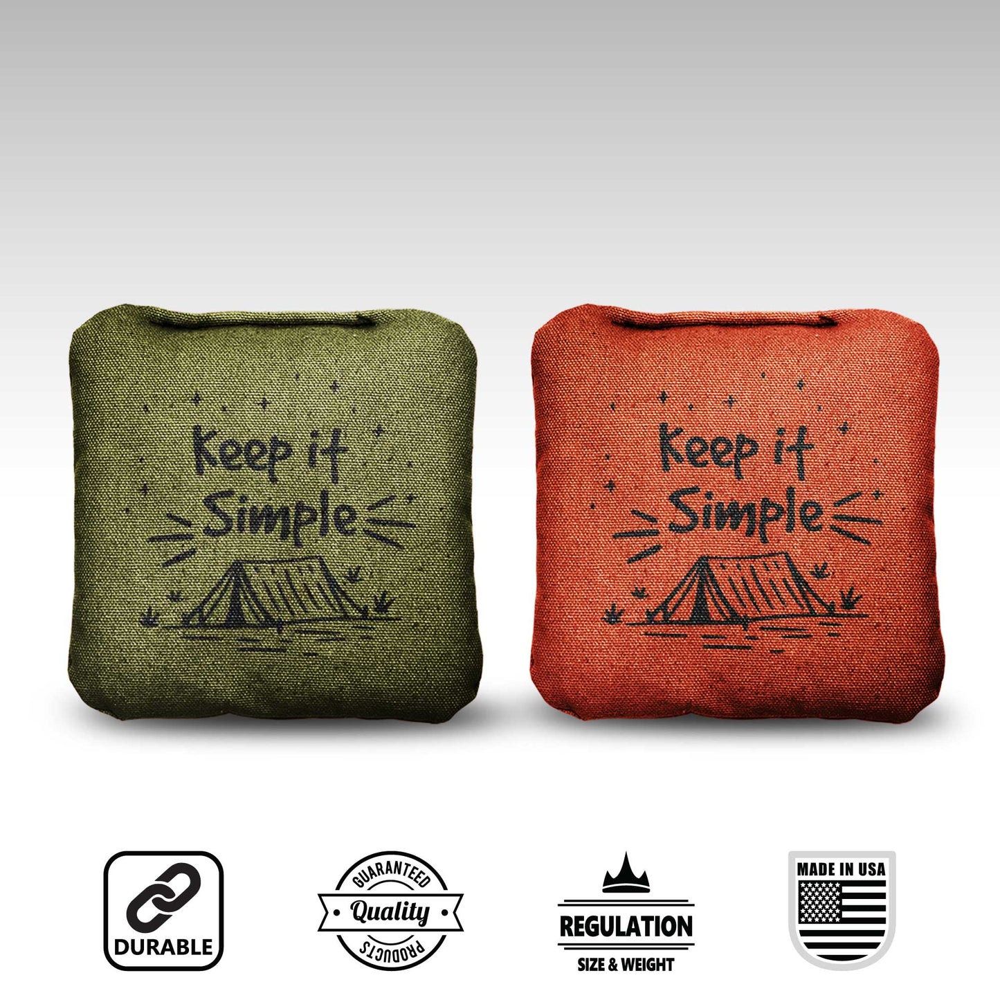 The Campfires - 8 Cornhole Bags