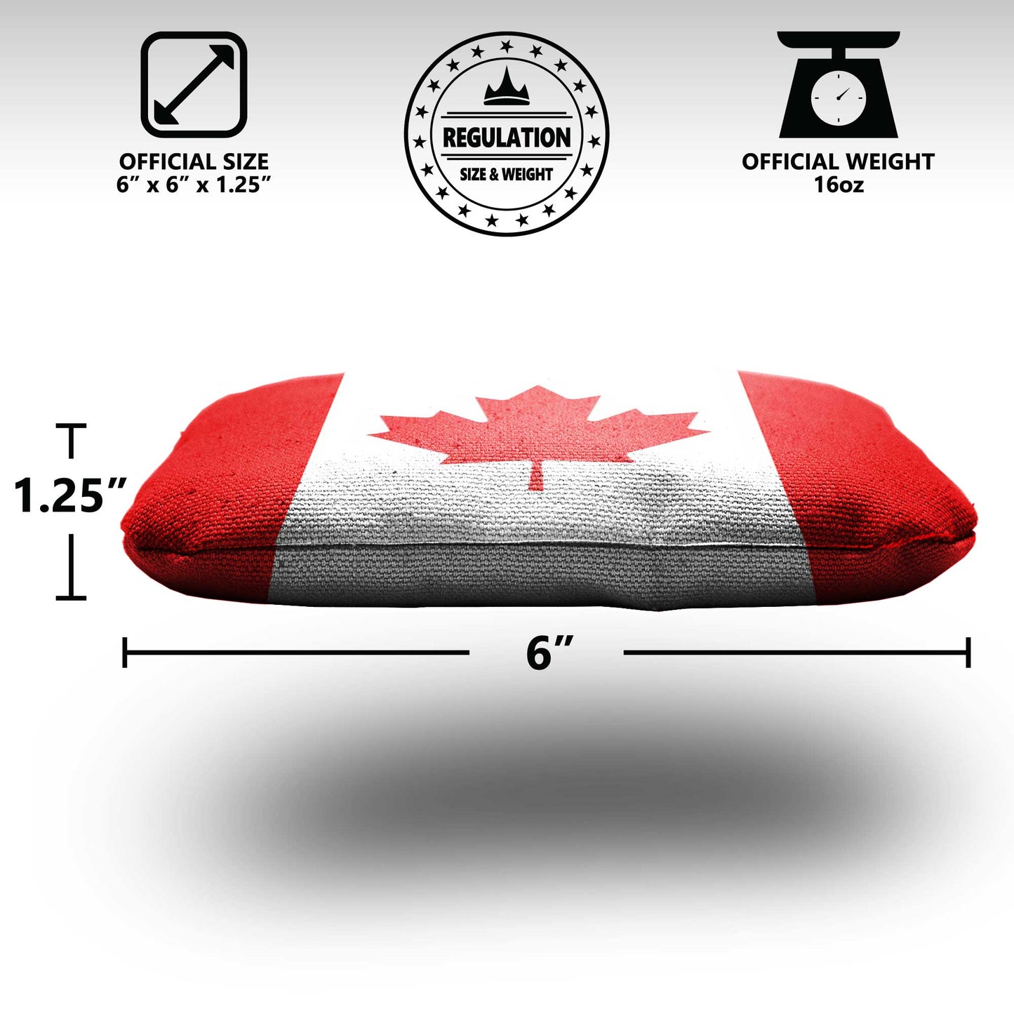 The Canucks and Mericas - 8 Cornhole Bags