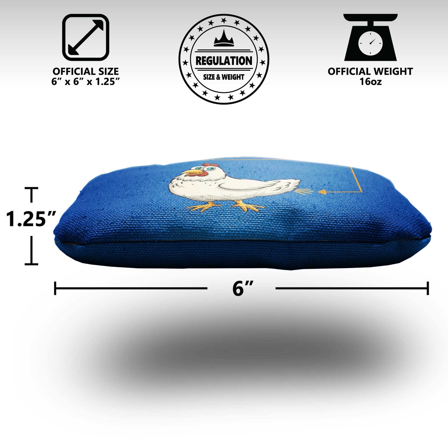 The Chicken Butts - 8 Cornhole Bags