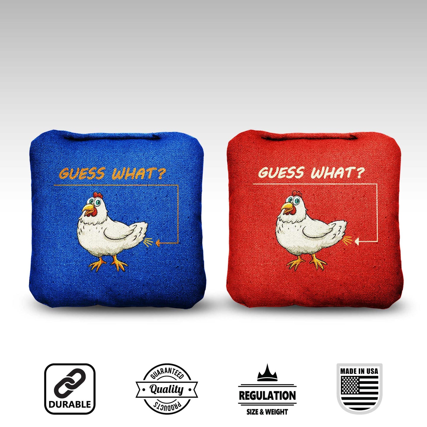 The Chicken Butts - 8 Cornhole Bags