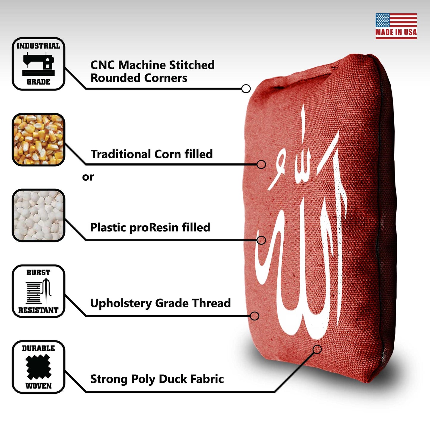 The Creators - 8 Cornhole Bags