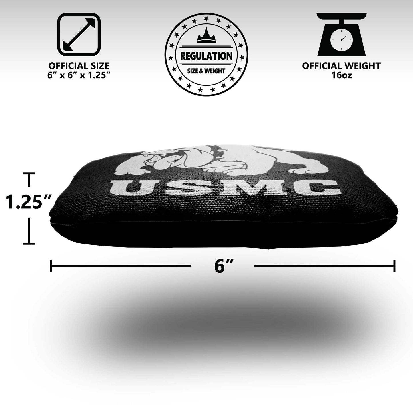 The Devil Dogs - 8 Cornhole Bags
