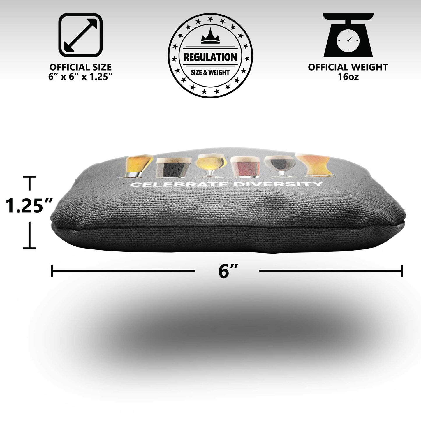 The Diversitys - 8 Cornhole Bags