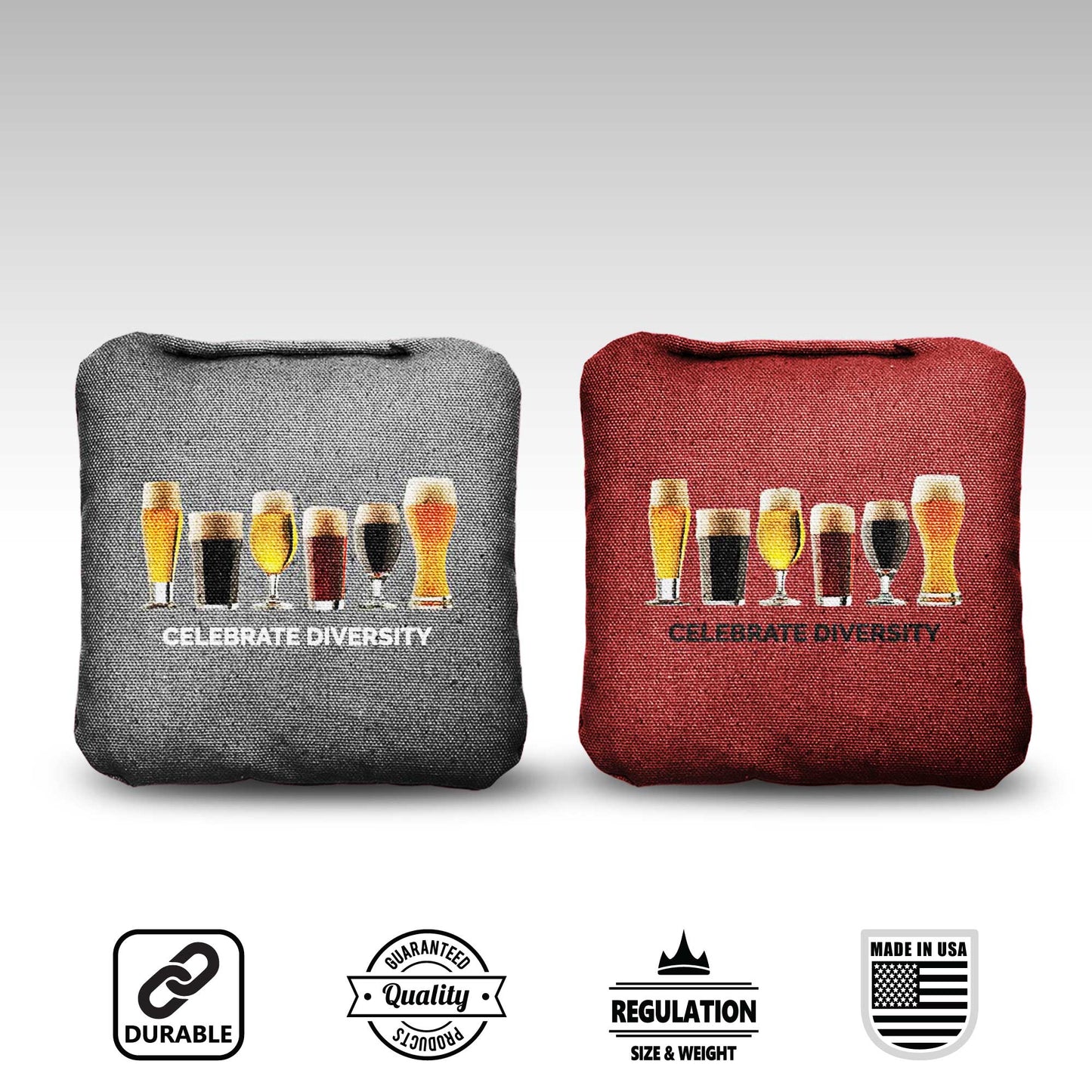 The Diversitys - 8 Cornhole Bags
