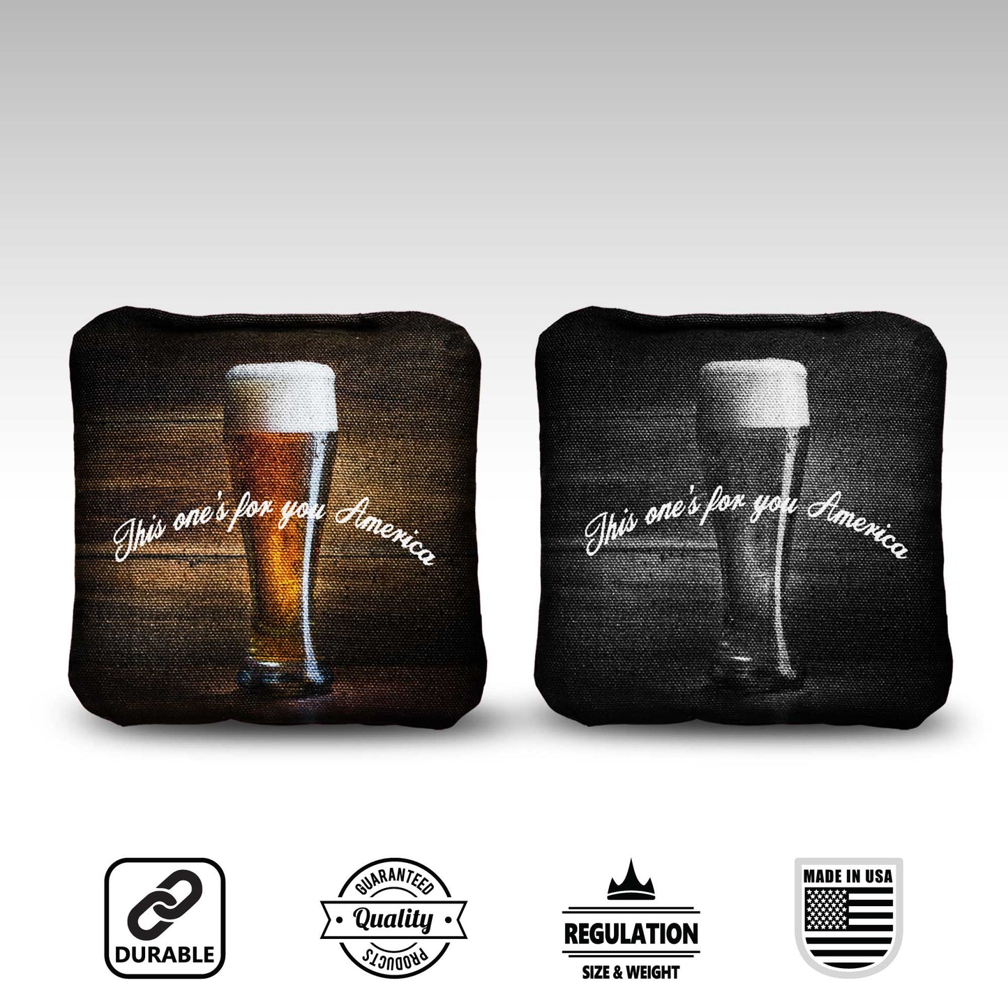 The Drink for Americas - 8 Cornhole Bags