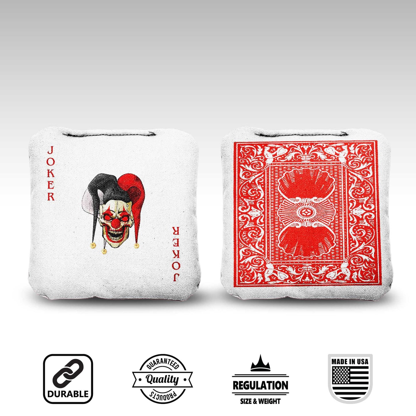 The Evil Jokers - 8 Cornhole Bags