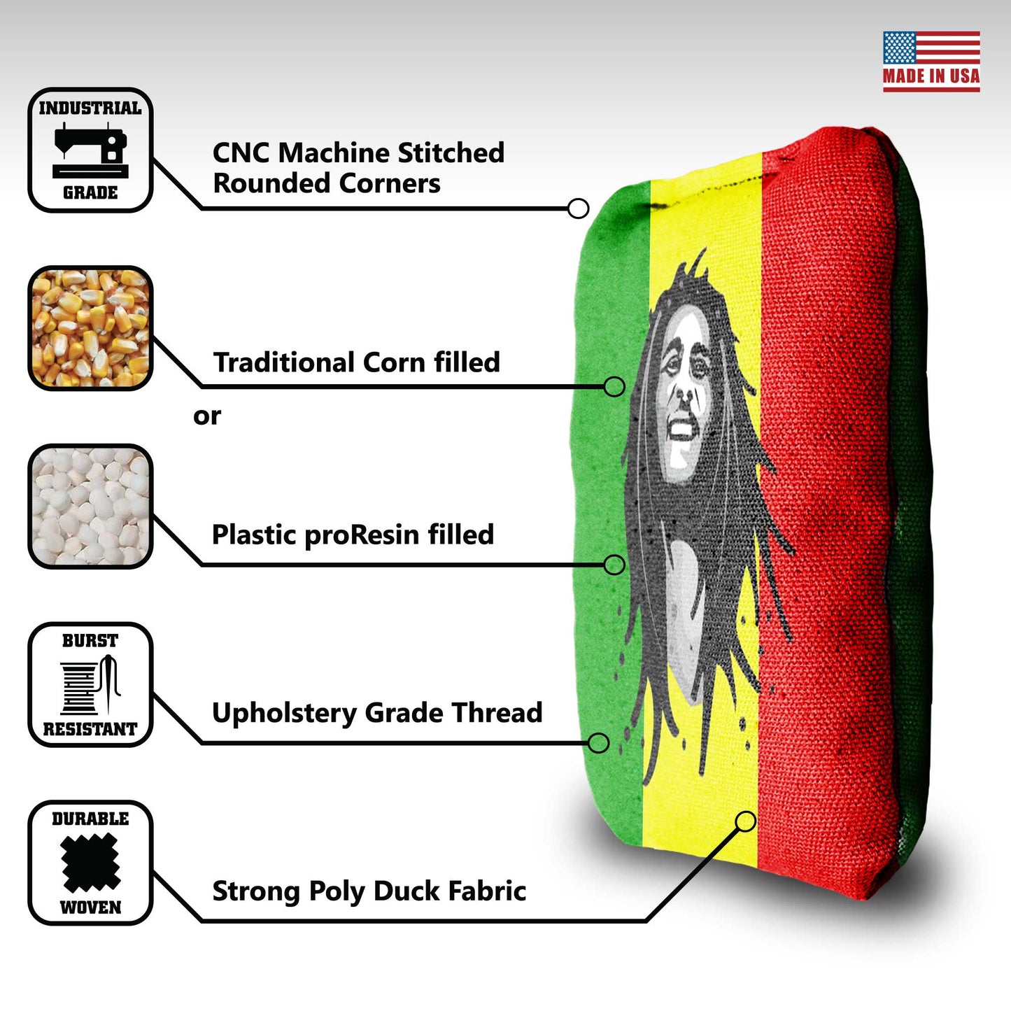 The Feel Alrights - 8 Cornhole Bags