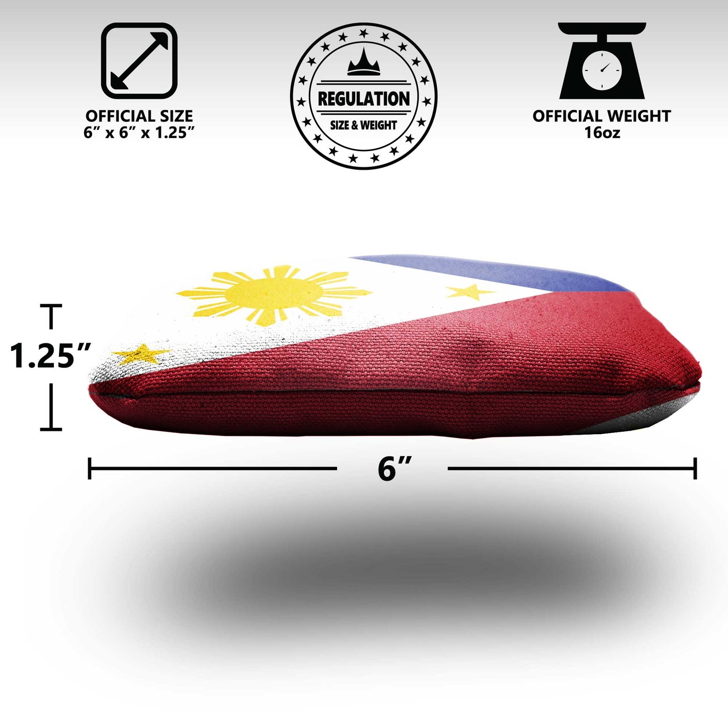 The Filipinos and Mericas - 8 Cornhole Bags