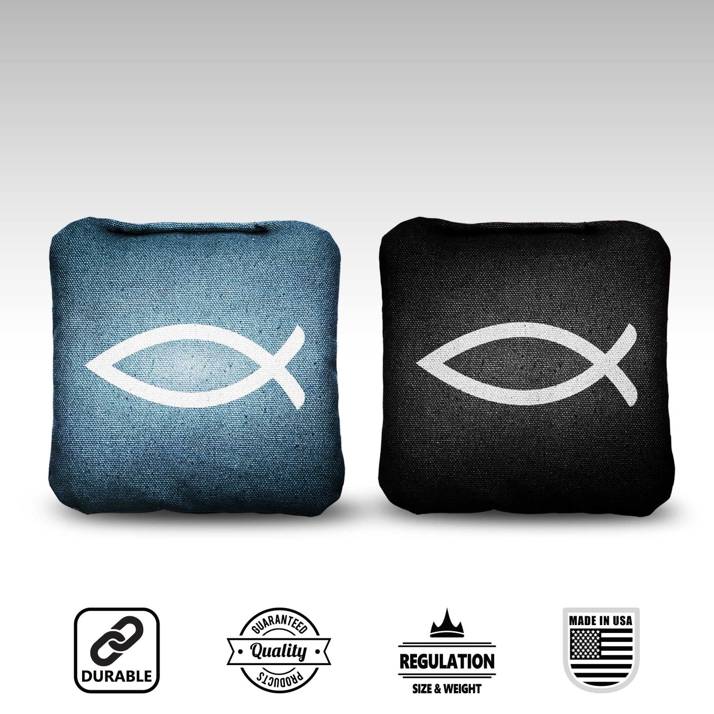 The Ichthys - 8 Cornhole Bags