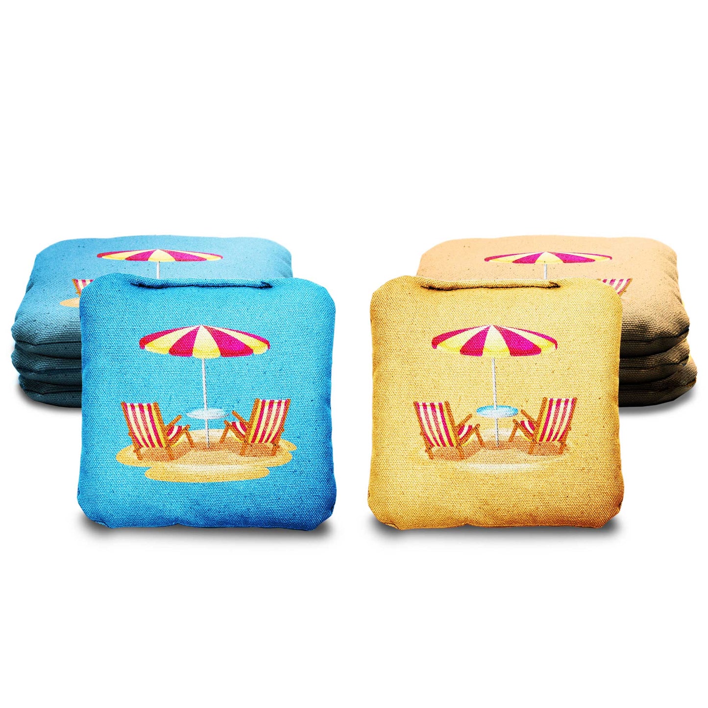 The Flip Flop Zones - 8 Cornhole Bags