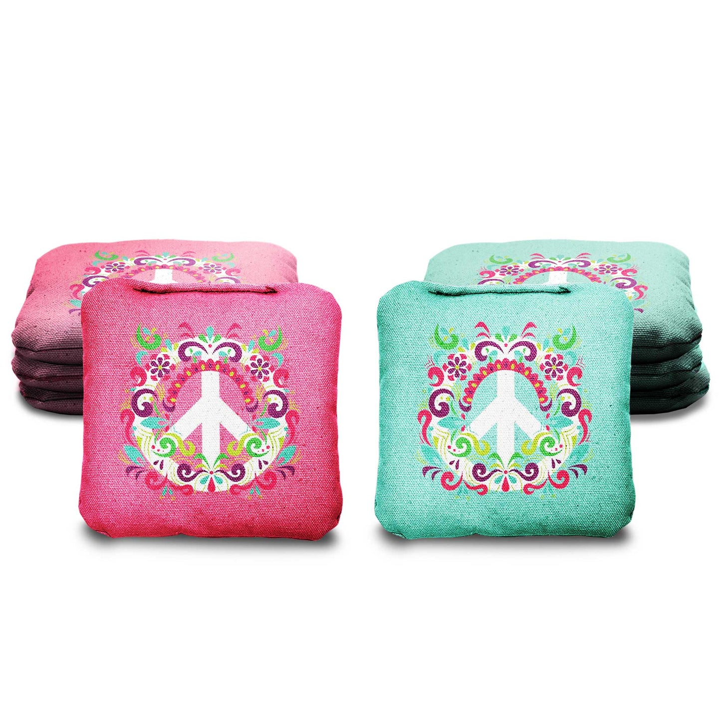 The Flower Powers - 8 Cornhole Bags