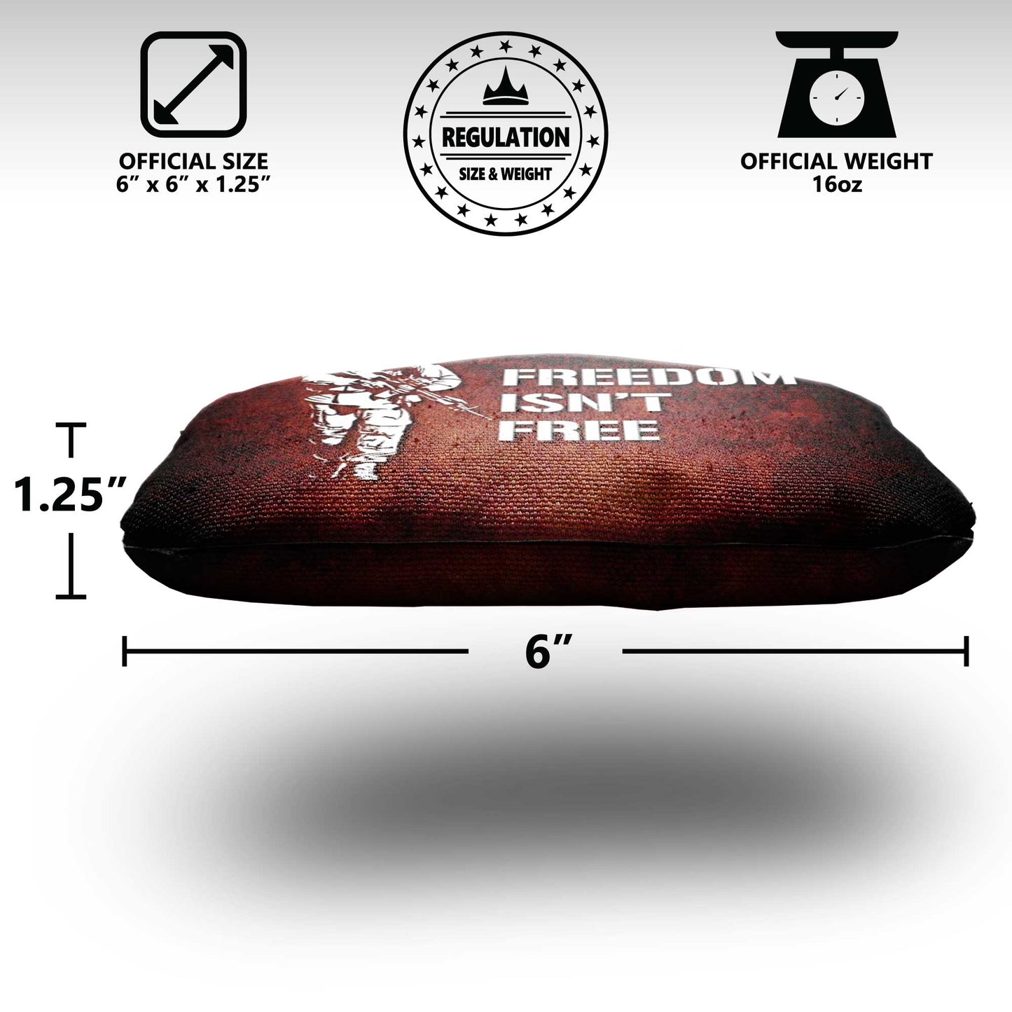 The Freedoms - 8 Cornhole Bags