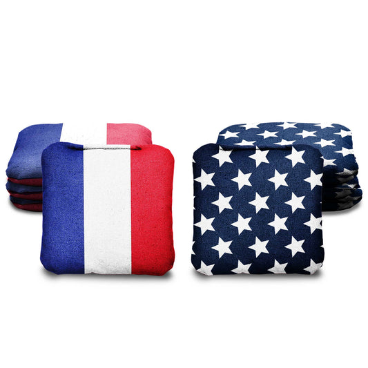 The French and Mericas - 8 Cornhole Bags