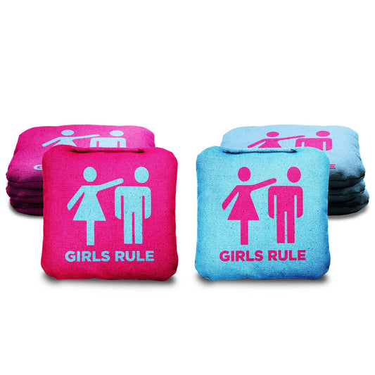 The Girls Rule - 8 Cornhole Bags