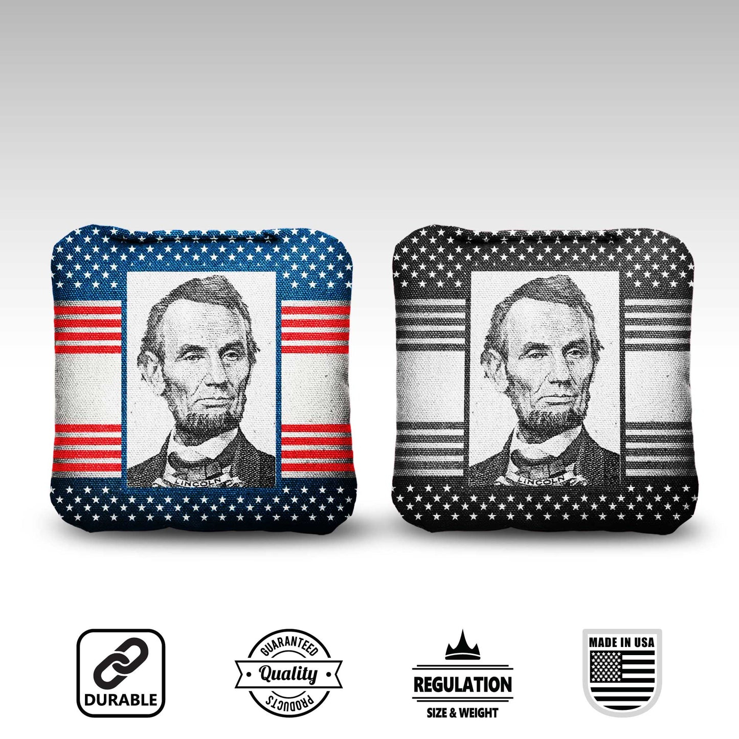 The Honest Abes - 8 Cornhole Bags