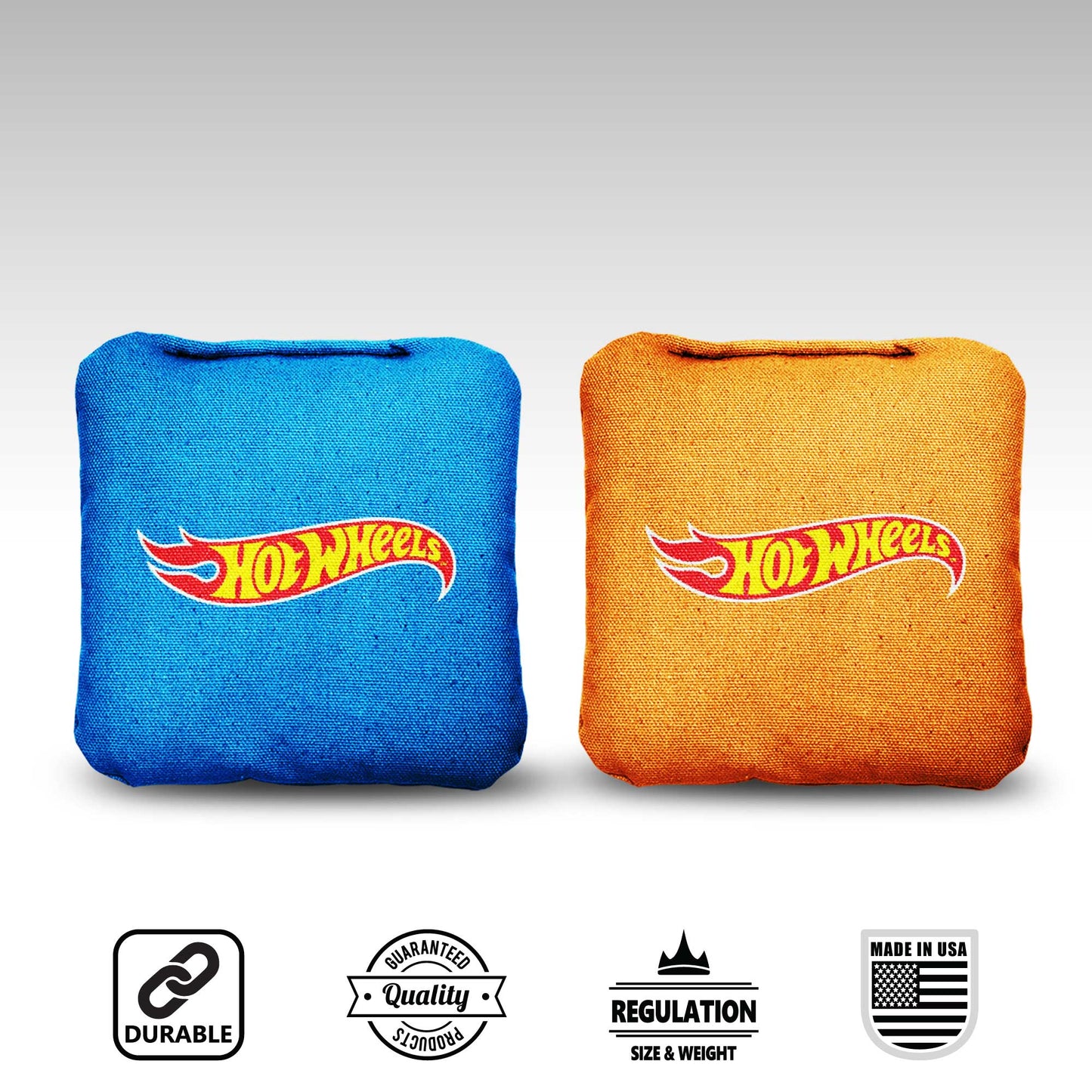 The Hot Wheels - 8 Cornhole Bags
