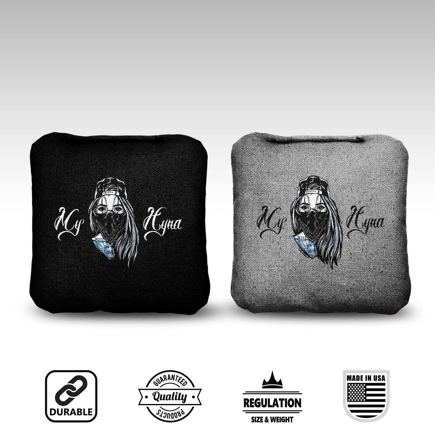 The Hynas - 8 Cornhole Bags