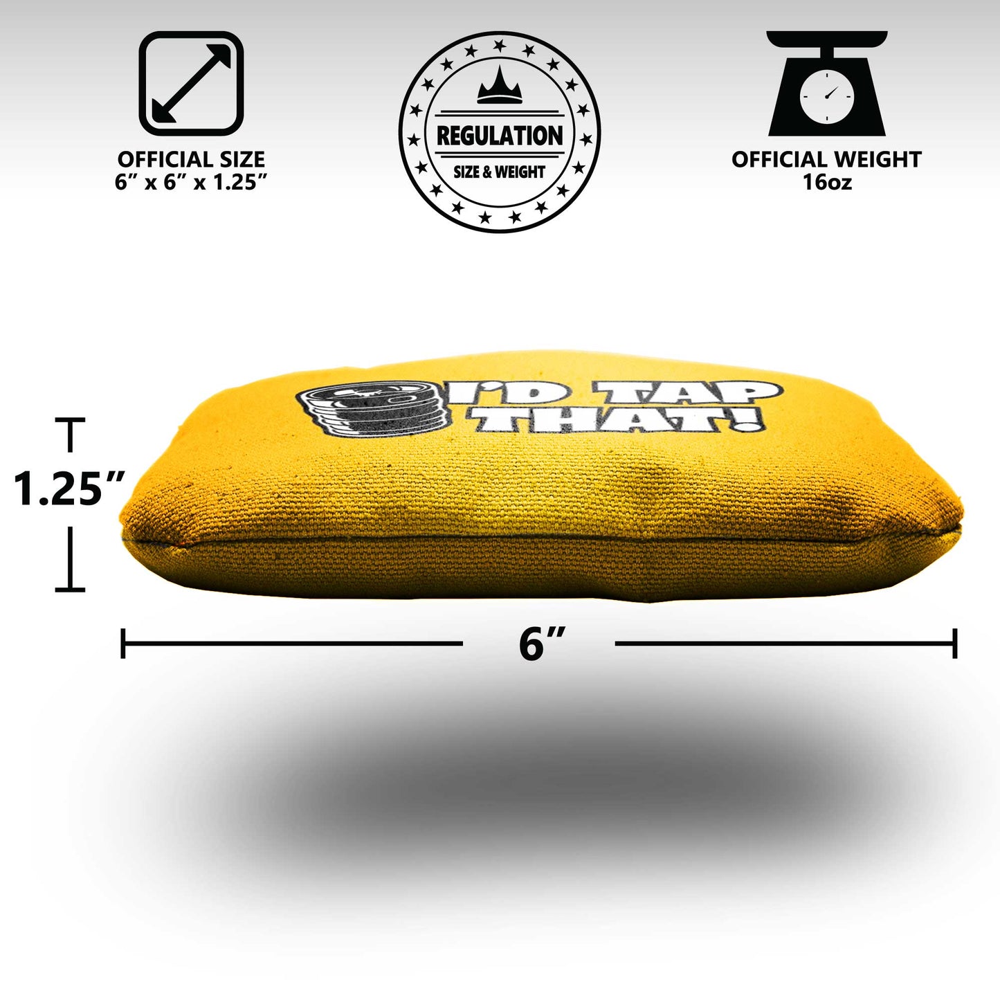 The I'd Tap That's - 8 Cornhole Bags