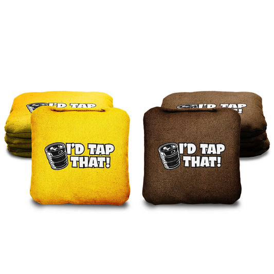The I'd Tap That's - 8 Cornhole Bags