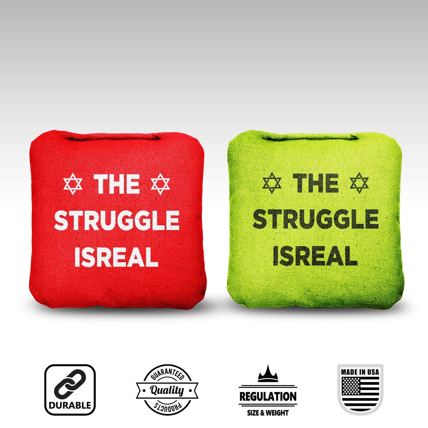 The Isreals - 8 Cornhole Bags