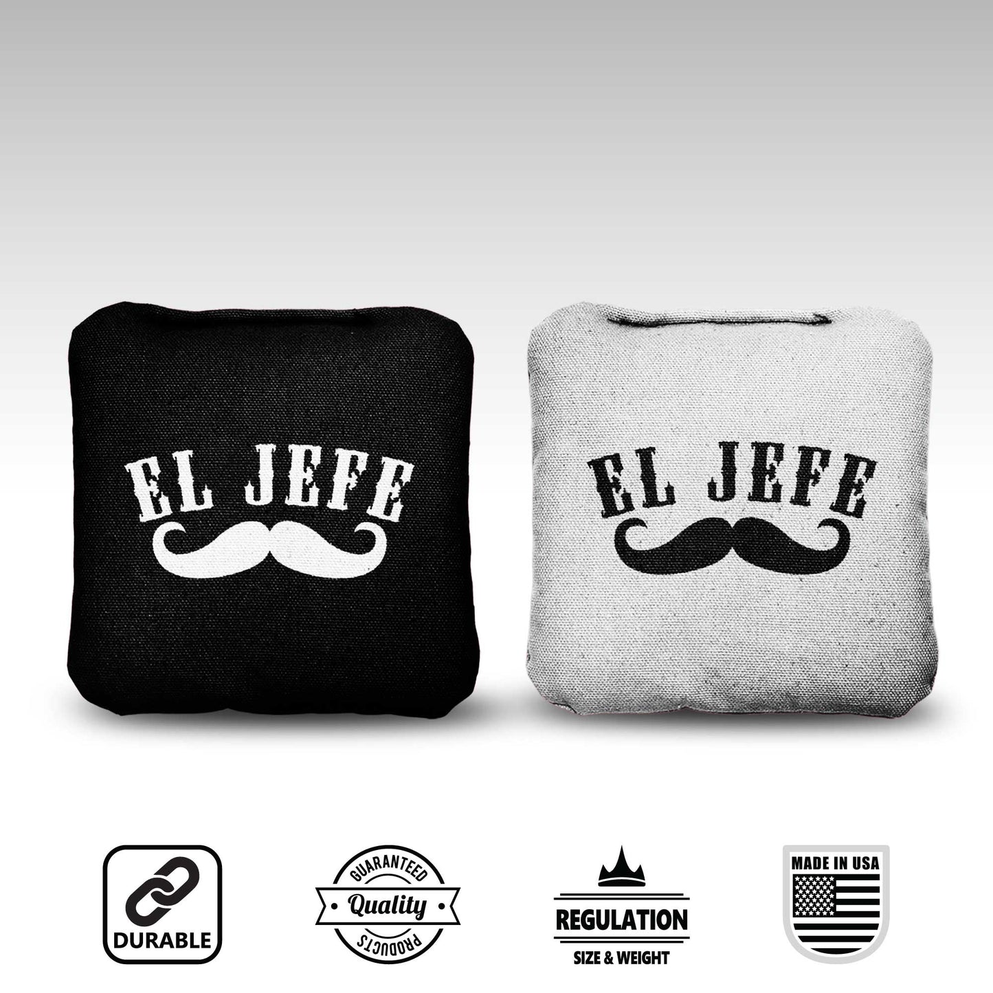 The Jefes - 8 Cornhole Bags