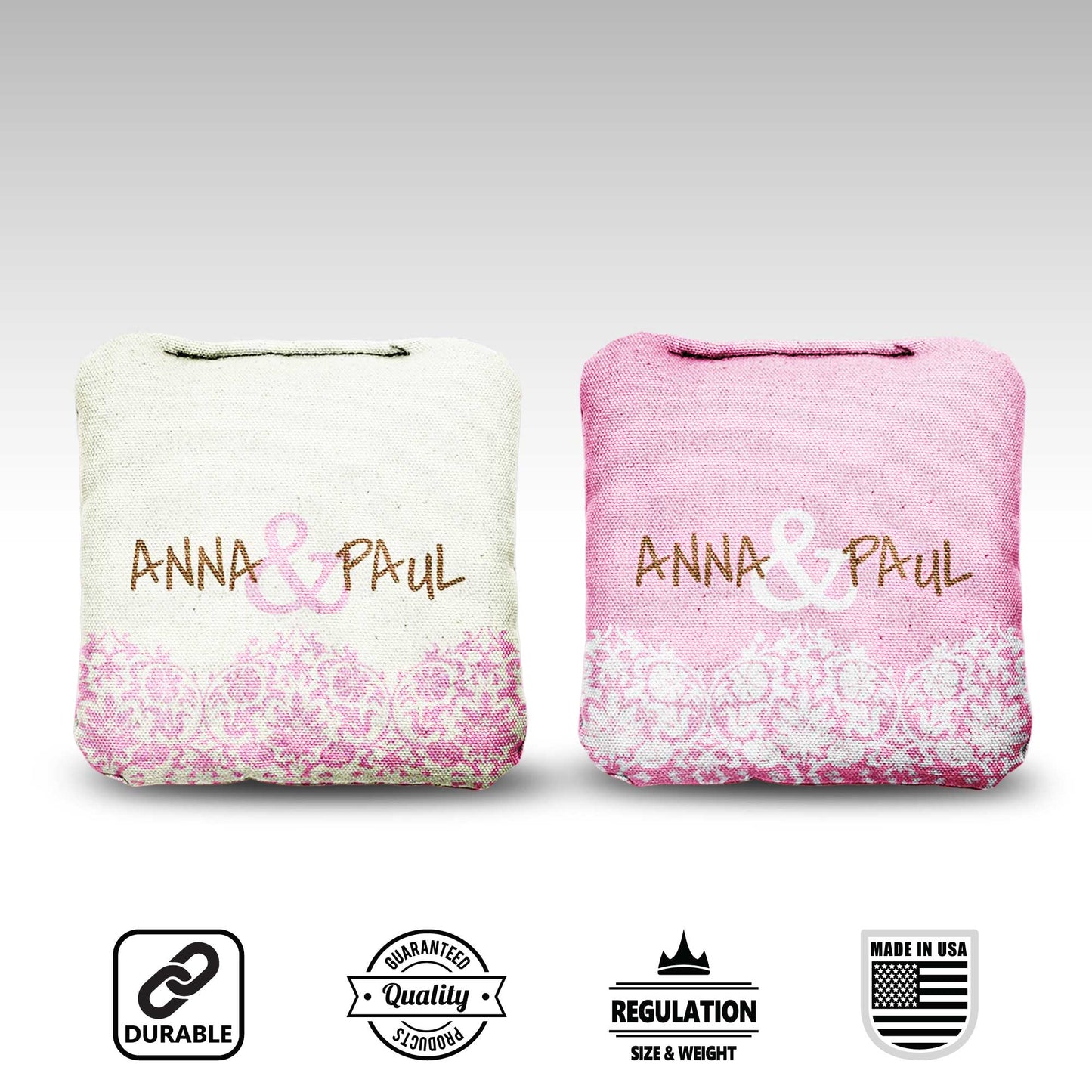 The Just Married's - 8 Cornhole Bags