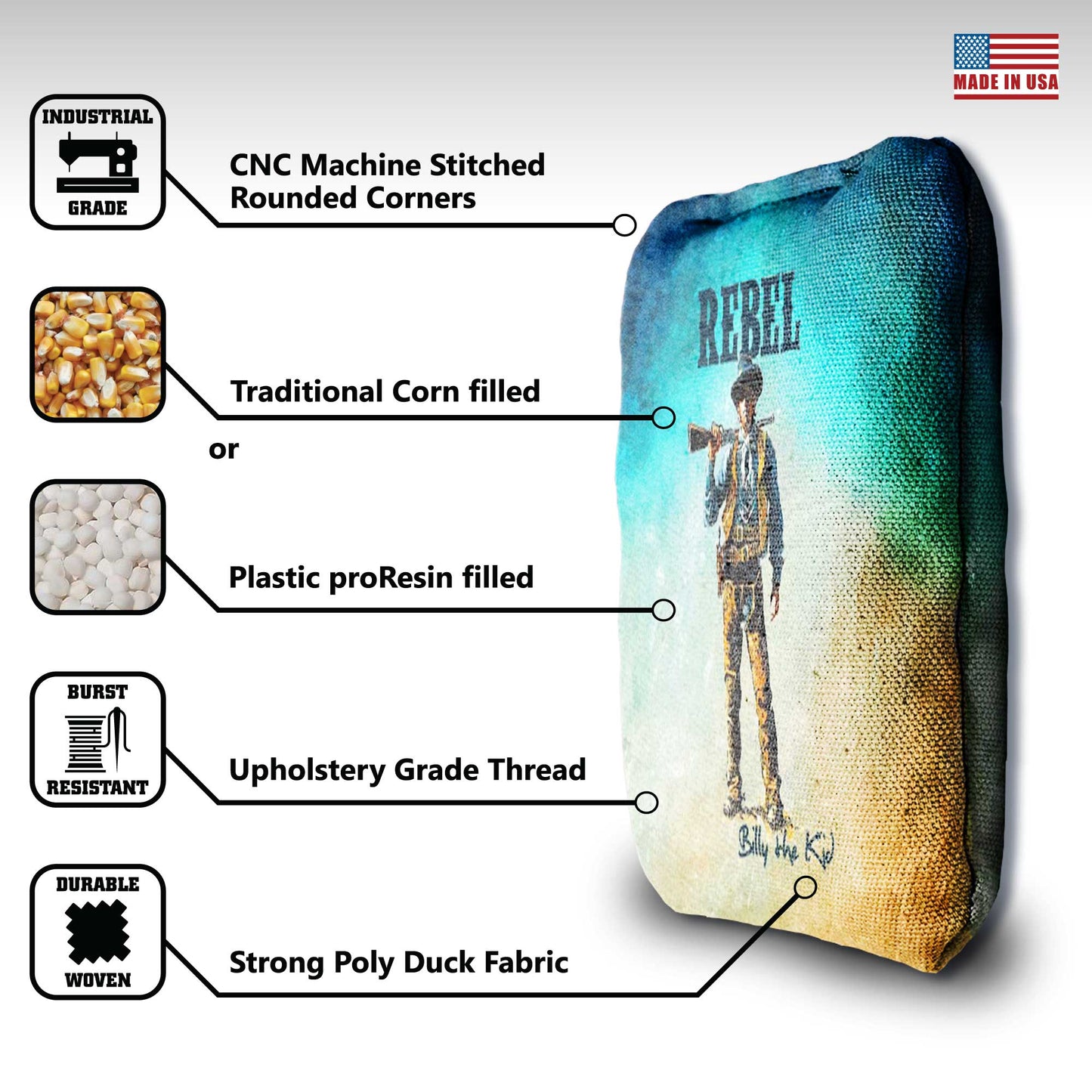 The Kids - 8 Cornhole Bags