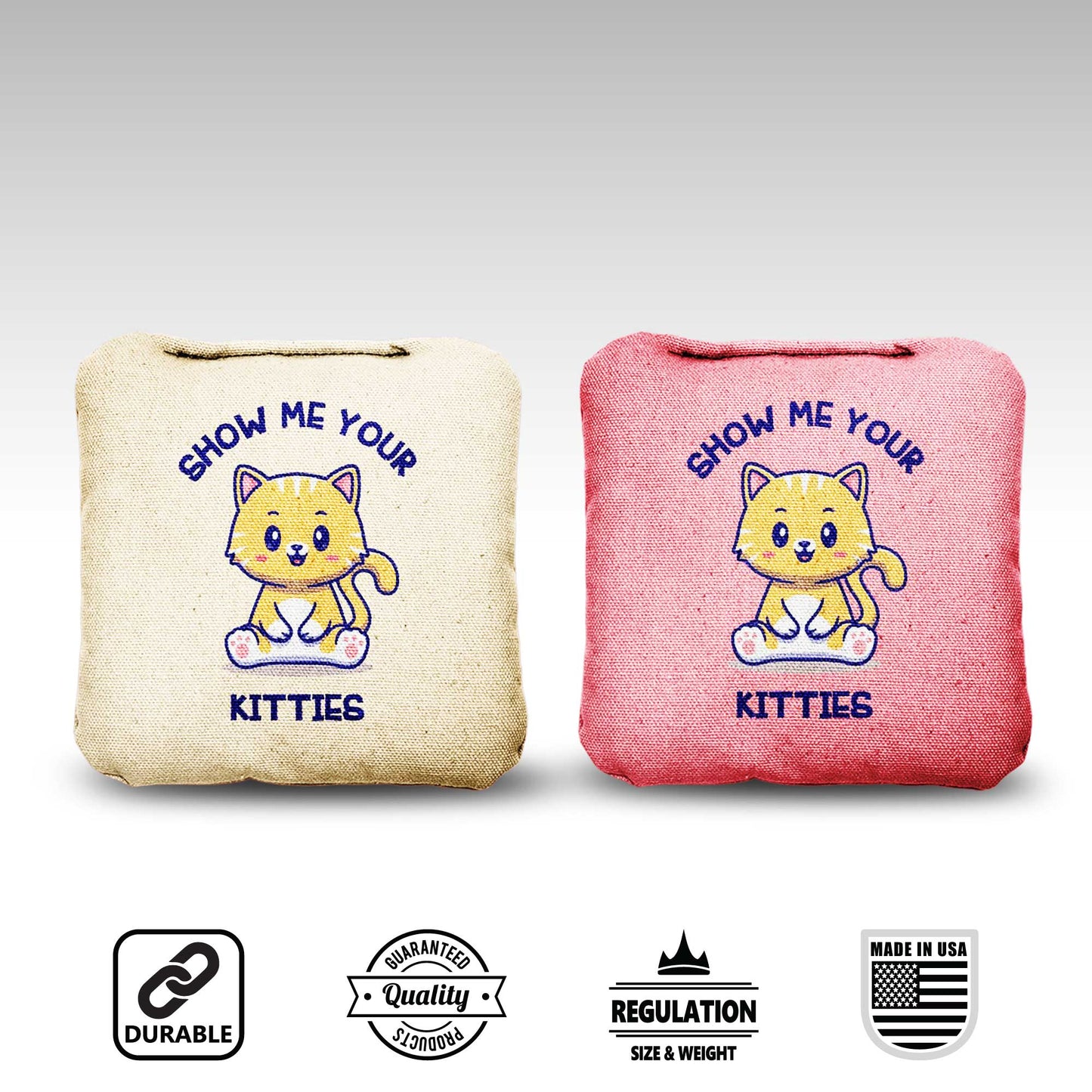 The Kitties - 8 Cornhole Bags