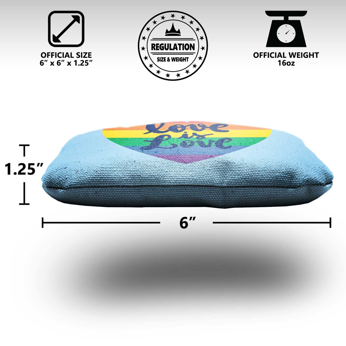 The Loves - 8 Cornhole Bags