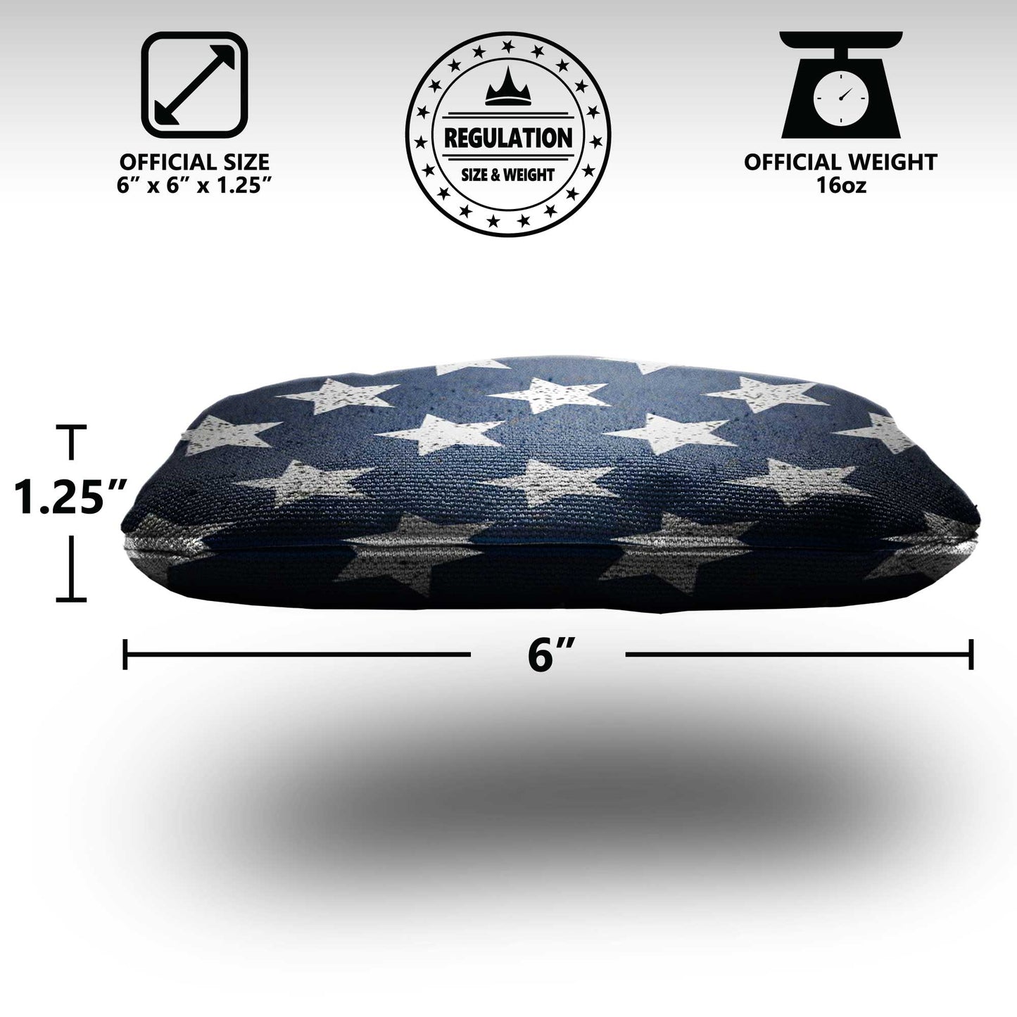 The Mericas (Grunge) - 8 Cornhole Bags
