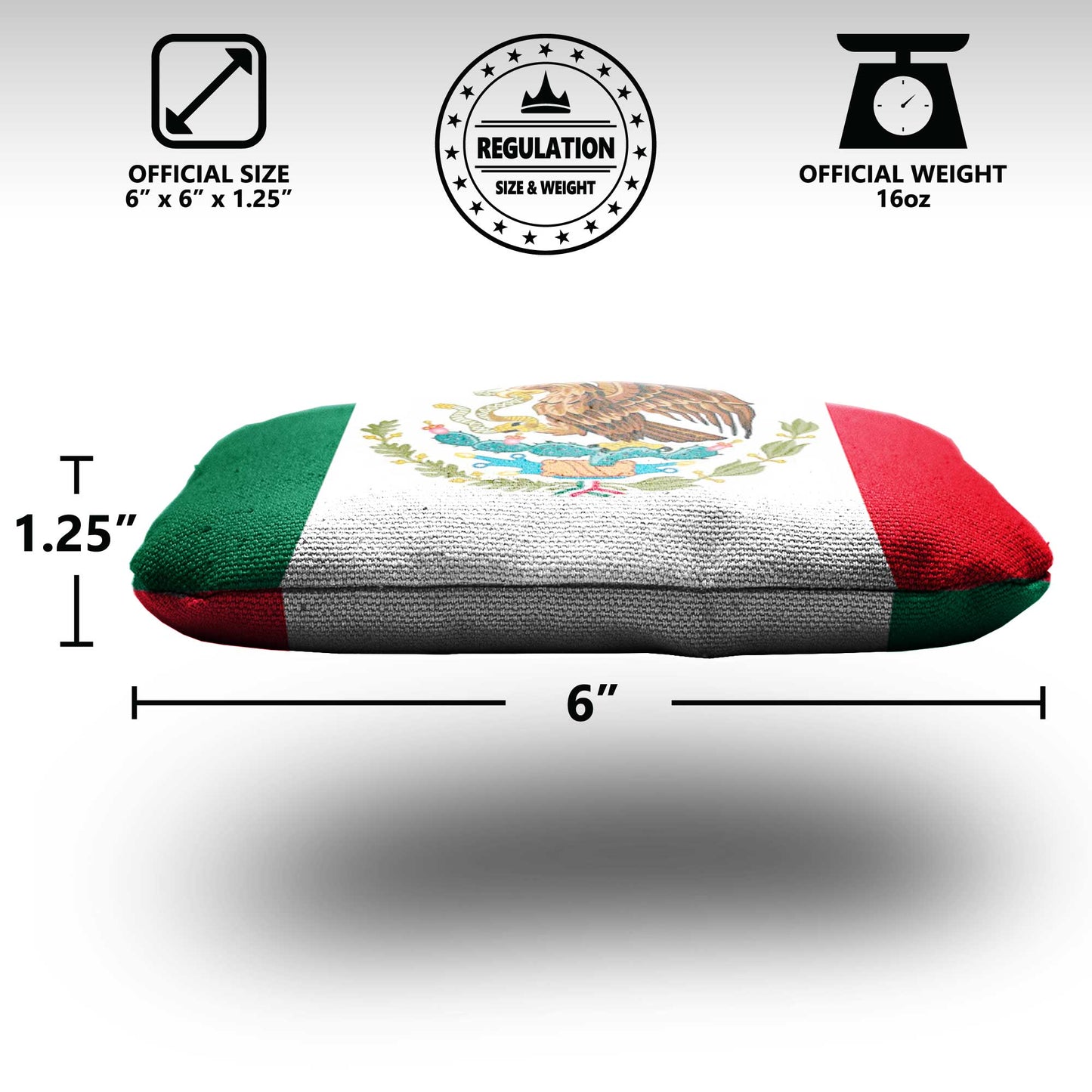 The Mexi(Cans) and Mericas - 8 Cornhole Bags