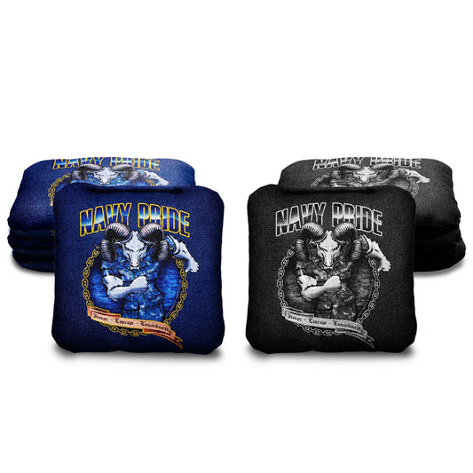 The Navy Pride - 8 Cornhole Bags