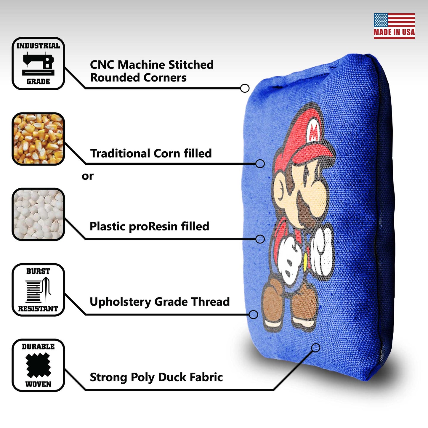 The Nintendoes - 8 Cornhole Bags