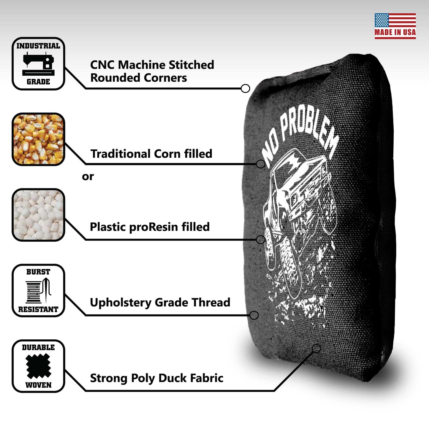 The Off-Roads - 8 Cornhole Bags