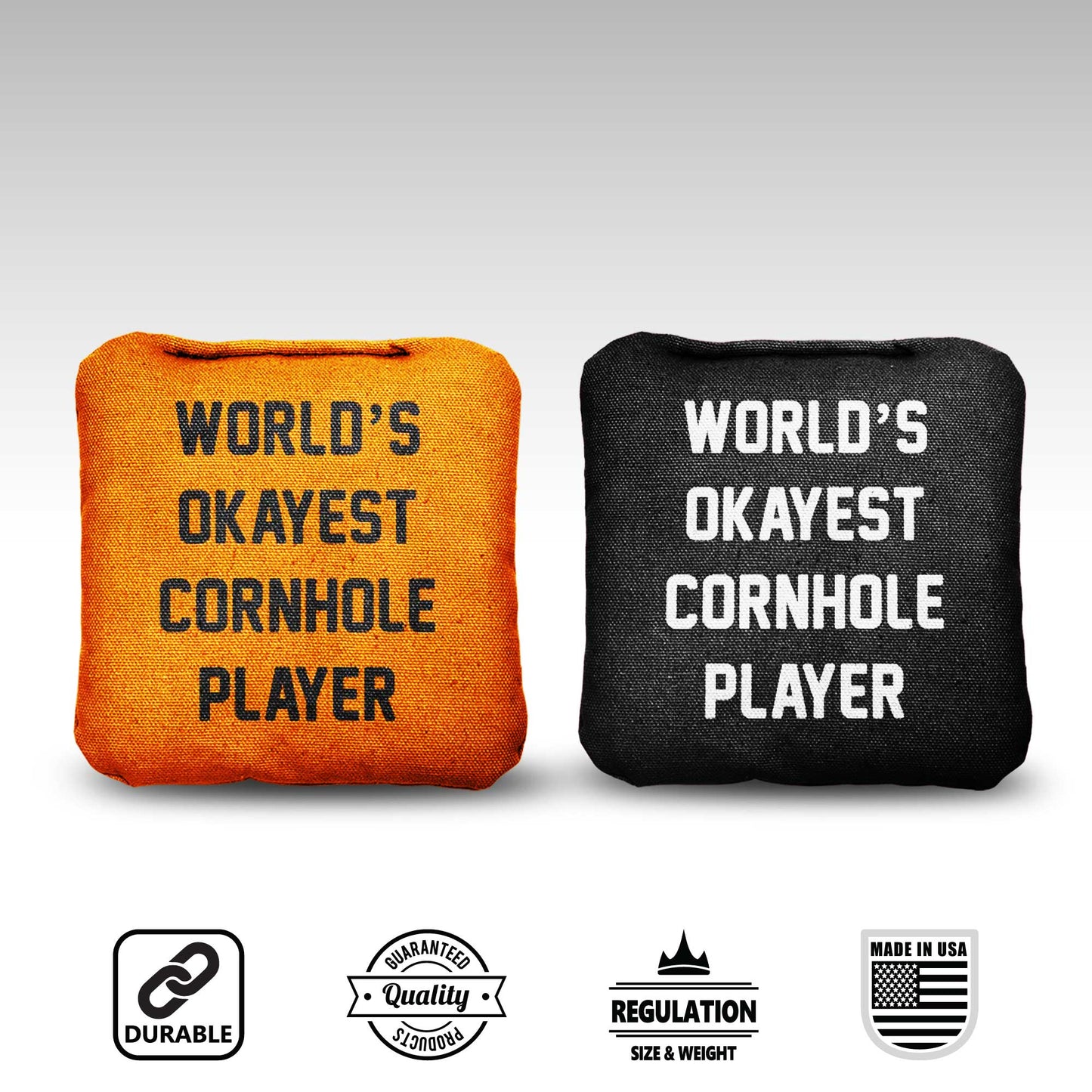 The Okayests - 8 Cornhole Bags