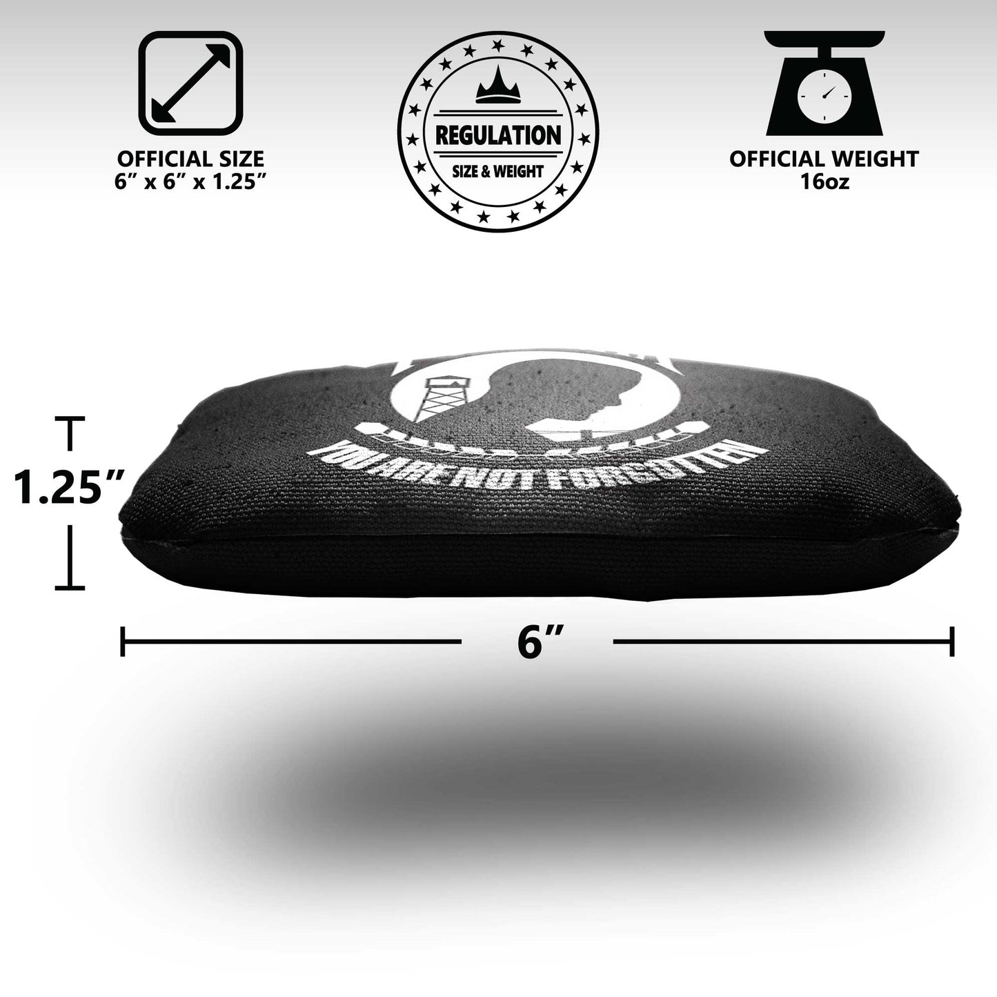 The POW's - 8 Cornhole Bags