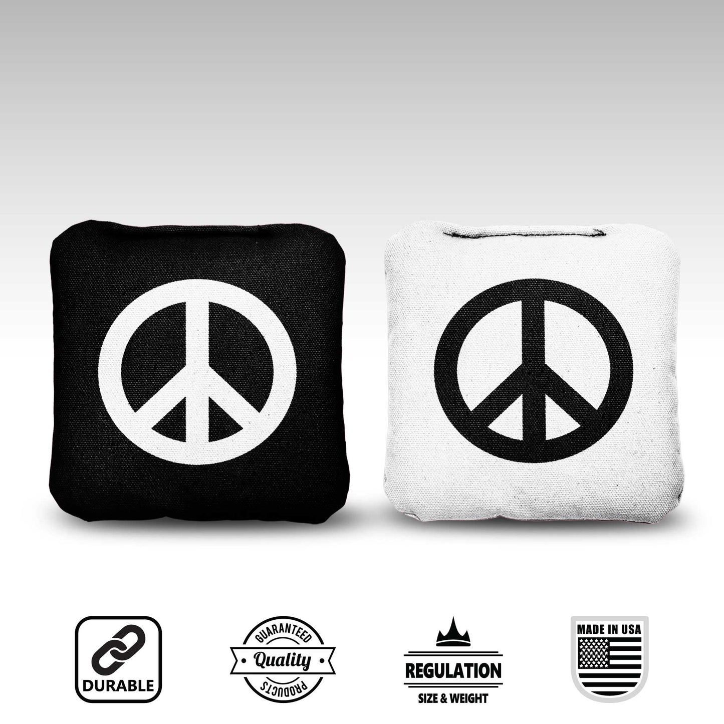 The Peace Signs - 8 Cornhole Bags