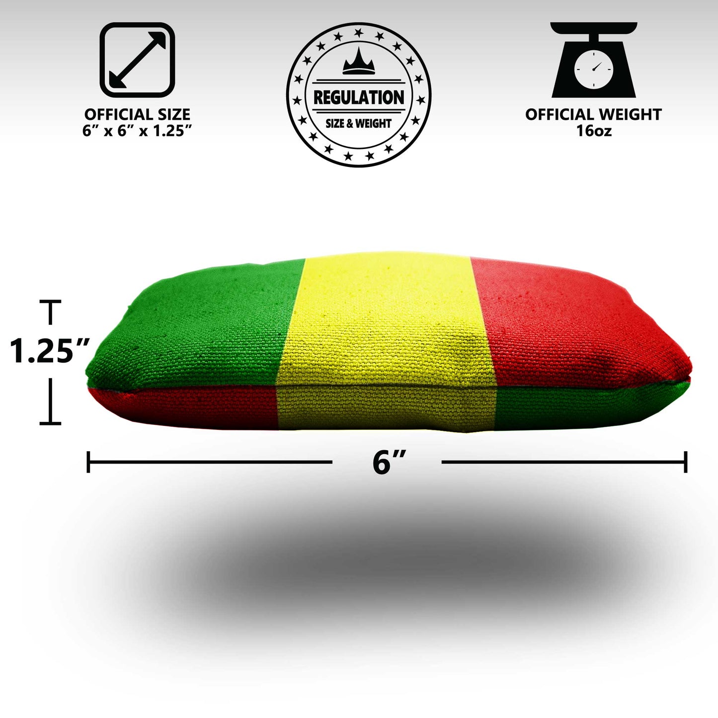The Rastas - 8 Cornhole Bags